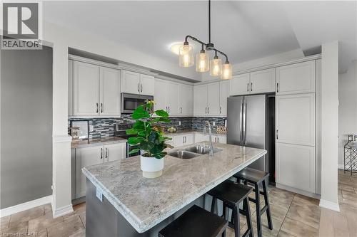 79 Severino Circle Unit# 50, West Lincoln, ON - Indoor Photo Showing Kitchen With Double Sink With Upgraded Kitchen