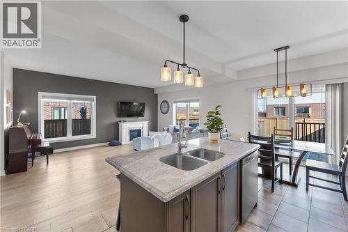 79 Severino Circle Unit# 50, West Lincoln, ON - Indoor Photo Showing Kitchen With Double Sink
