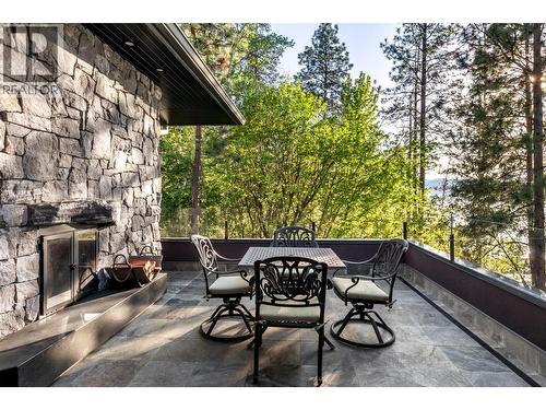 5308 Lakeshore Road, Kelowna, BC - Outdoor With Fireplace