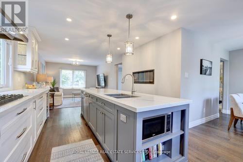 1019 Mesa Crescent, Mississauga, ON - Indoor Photo Showing Kitchen With Double Sink With Upgraded Kitchen