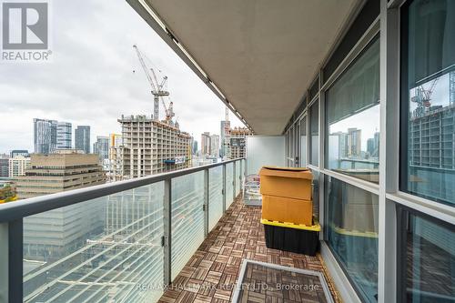 1703 - 386 Yonge Street, Toronto, ON - Outdoor With Balcony With Exterior