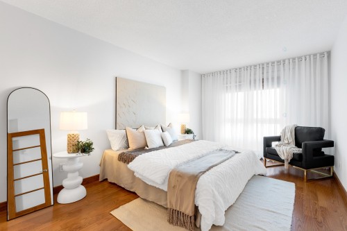 Chambre à coucher principale - B-504-2635 Rue Rufus-Rockhead, Montréal (Le Sud-Ouest), QC - Indoor Photo Showing Bedroom