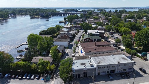 Photo aérienne - D-37 Rue Ste-Anne, Sainte-Anne-De-Bellevue, QC - Outdoor With Body Of Water With View