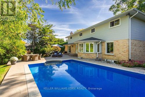 359 Camelot Court, Burlington, ON - Outdoor With In Ground Pool With Deck Patio Veranda