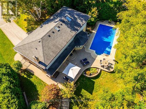 359 Camelot Court, Burlington, ON - Outdoor With In Ground Pool With View