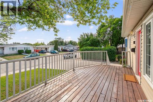 1116 Hochelaga Street W, Moose Jaw, SK - Outdoor With Deck Patio Veranda With Exterior
