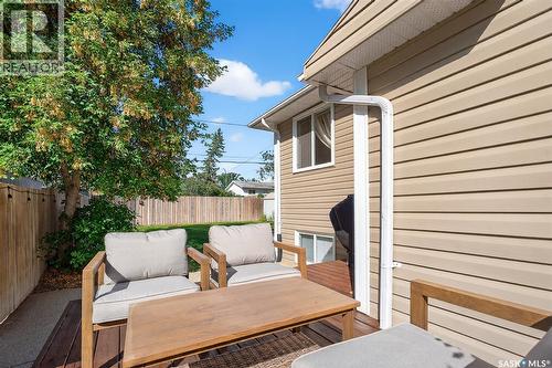 1116 Hochelaga Street W, Moose Jaw, SK - Outdoor With Deck Patio Veranda With Exterior
