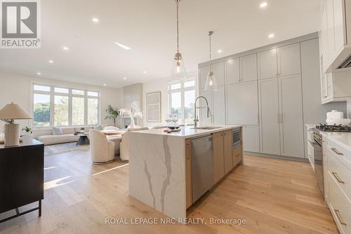 Interior photos are of beachside model on Lot36 - 611 (Lot 20) Mississauga Avenue, Fort Erie (Lakeshore), ON - Indoor Photo Showing Kitchen With Upgraded Kitchen