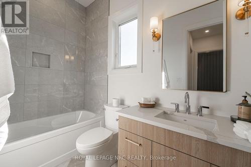 Interior photos are of beachside model on Lot36 - 611 (Lot 20) Mississauga Avenue, Fort Erie (Lakeshore), ON - Indoor Photo Showing Bathroom