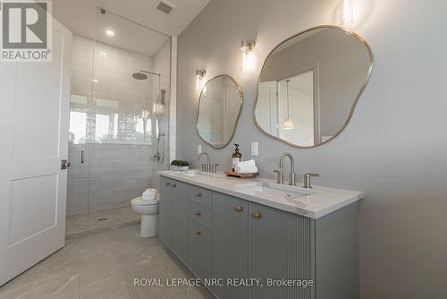 Interior photos are of beachside model on Lot36 - 611 (Lot 20) Mississauga Avenue, Fort Erie (Lakeshore), ON - Indoor Photo Showing Bathroom