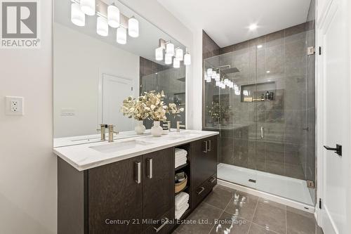 Model home shown. Upgrades at extra cost. - 30 - 280 Melody Common, Oakville (Ro River Oaks), ON - Indoor Photo Showing Bathroom