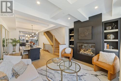 Model home shown. Upgrades at extra cost. - 30 - 280 Melody Common, Oakville (Ro River Oaks), ON - Indoor With Fireplace