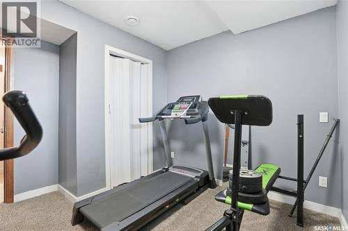 17 600 Maple Crescent, Warman, SK - Indoor Photo Showing Gym Room