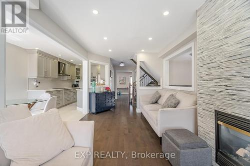 10 Seton Park Road, Toronto, ON - Indoor Photo Showing Living Room With Fireplace