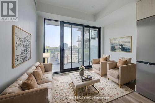Virtually Staged - 401 - 3009 Novar Road, Mississauga, ON - Indoor Photo Showing Living Room