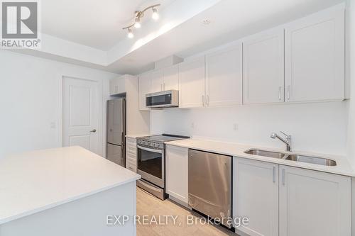 229 - 1062 Douglas Mccurdy Comm Court, Mississauga, ON - Indoor Photo Showing Kitchen With Stainless Steel Kitchen With Double Sink