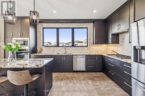 1429 Medway Park Drive, London North (North S), ON - Indoor Photo Showing Kitchen With Upgraded Kitchen