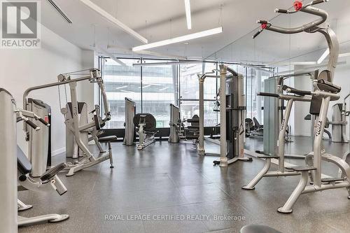 3606 - 14 York Street, Toronto, ON - Indoor Photo Showing Gym Room