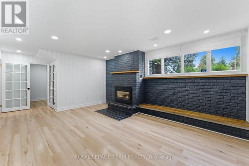 1856 Playfair Drive, Ottawa, ON - Indoor With Fireplace
