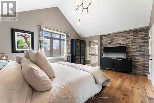 1466 Rhea Place, Ottawa, ON - Indoor Photo Showing Bedroom With Fireplace