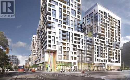 313W - 27 Bathurst Street, Toronto, ON - Outdoor With Balcony With Facade