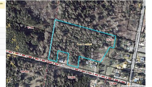 Plan (croquis) - Rue Émond, Mont-Tremblant, QC 