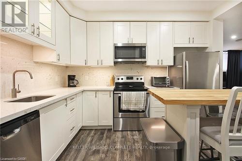 Lower - 23 Scarletwood Street, Hamilton, ON - Indoor Photo Showing Kitchen With Stainless Steel Kitchen With Upgraded Kitchen
