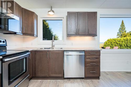 35 St. Clair Street, Collingwood, ON - Indoor Photo Showing Kitchen With Double Sink