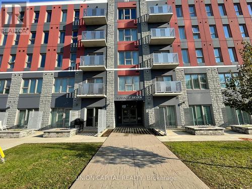 120 - 77 Leland Street, Hamilton, ON - Outdoor With Facade