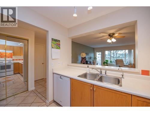 3320 Centennial Drive Unit# 305, Vernon, BC - Indoor Photo Showing Kitchen With Double Sink