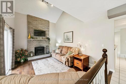 2210 Heidi Avenue, Burlington, ON - Indoor Photo Showing Living Room With Fireplace