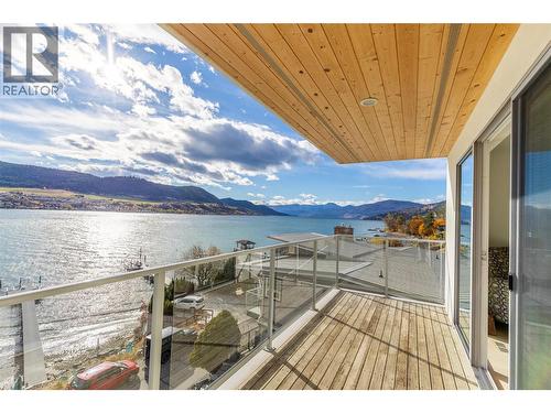 7305 Old Stamp Mill Road, Vernon, BC - Outdoor With Body Of Water With Deck Patio Veranda With View With Exterior