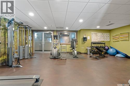 201 1220 Blackfoot Drive, Regina, SK - Indoor Photo Showing Gym Room