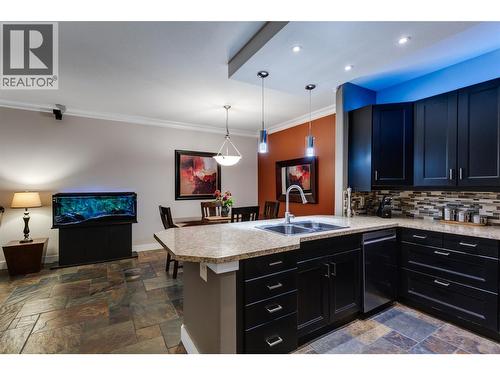2300 Benvoulin Road Unit# 103, Kelowna, BC - Indoor Photo Showing Kitchen With Double Sink