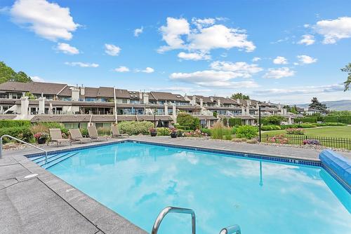 202-2900 Abbott Street, Kelowna, BC - Outdoor With In Ground Pool With View