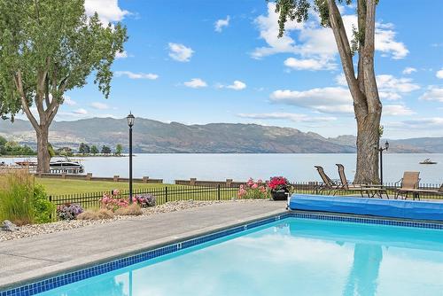 202-2900 Abbott Street, Kelowna, BC - Outdoor With Body Of Water With In Ground Pool With View