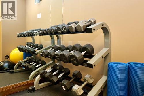 1549 Kicking Horse Trail Unit# 415 (A&B), Golden, BC - Indoor Photo Showing Gym Room