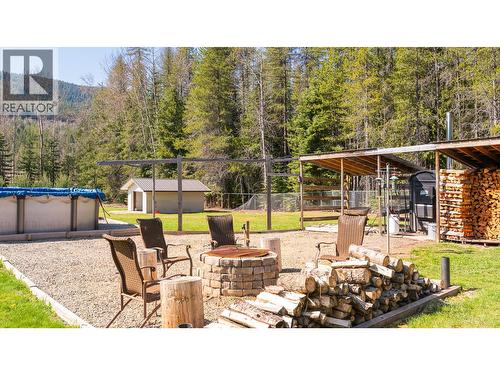 1087 Bear Brook Road, Creston, BC - Outdoor With Above Ground Pool With Deck Patio Veranda