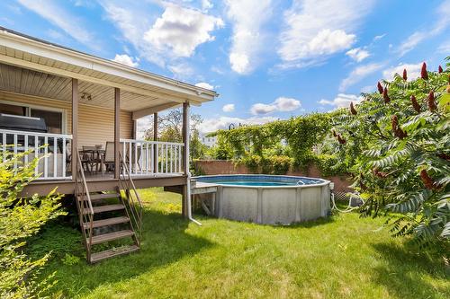 Garden - 2010 Rue Mayfield, Laval (Chomedey), QC - Outdoor With Above Ground Pool