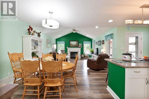 78 Westlake Drive, St. Thomas, ON - Indoor Photo Showing Dining Room With Fireplace