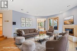 Virtually Staged Family Room - 