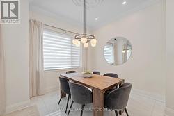 Open concept dining combined with family room. - 