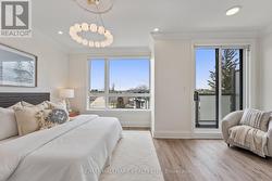 Stunning and spacious primary suite with lake view - 