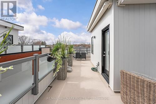 Incredible, spacious terrace on fifth floor. - 129 High Street W, Mississauga, ON - Outdoor With Exterior