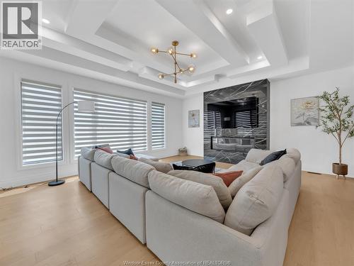 4532 Valerio Crescent, Lasalle, ON - Indoor Photo Showing Living Room With Fireplace