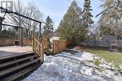 Deck 2-3X larger & enclosed with pavillion /gazebo - 