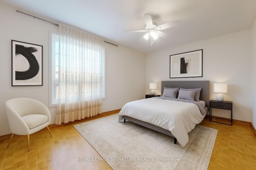 Upper-189 Beatrice Street, Toronto, ON - Indoor Photo Showing Bedroom