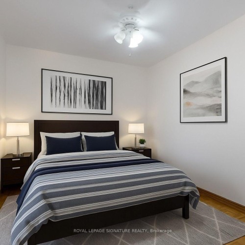 Upper-189 Beatrice Street, Toronto, ON - Indoor Photo Showing Bedroom