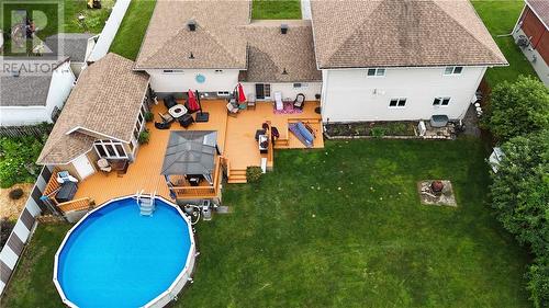 1512 Dominion, Sudbury, ON - Outdoor With Above Ground Pool