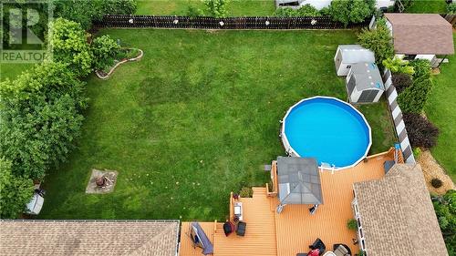 1512 Dominion, Sudbury, ON - Outdoor With Above Ground Pool